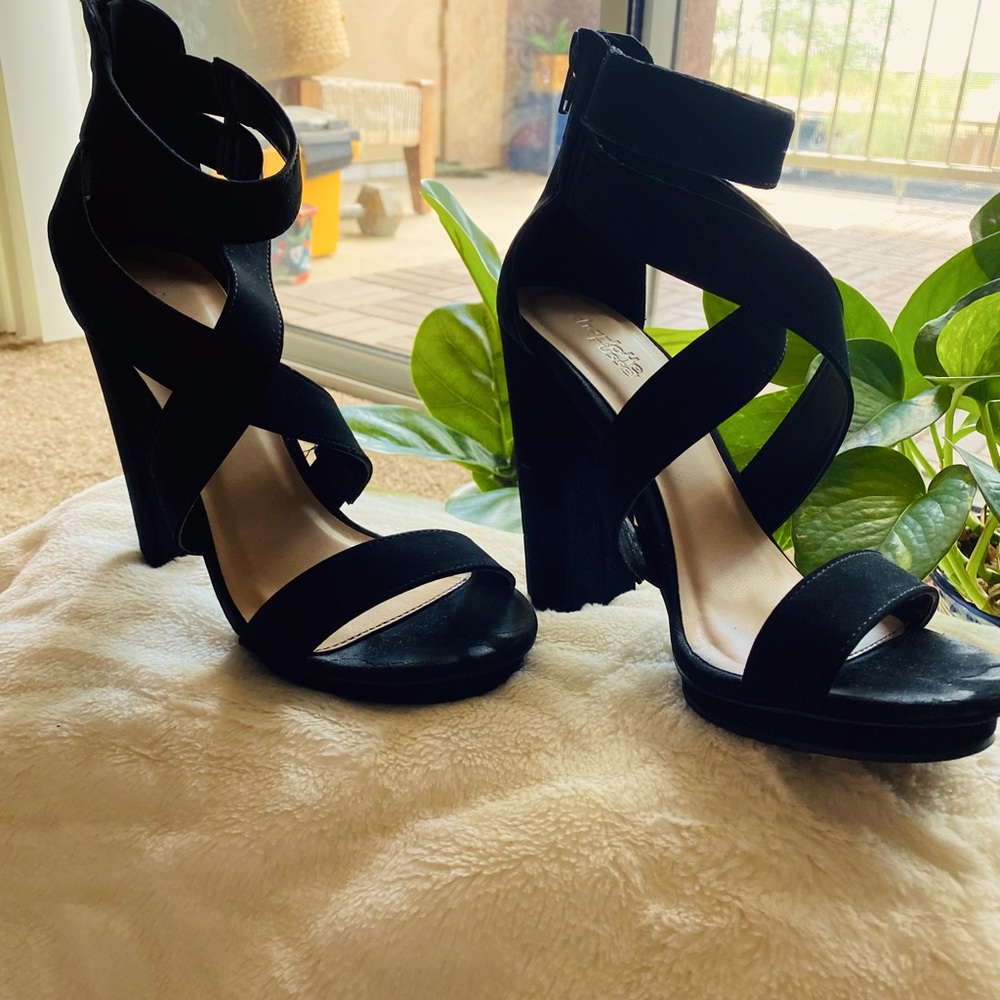 Black Suede Heels